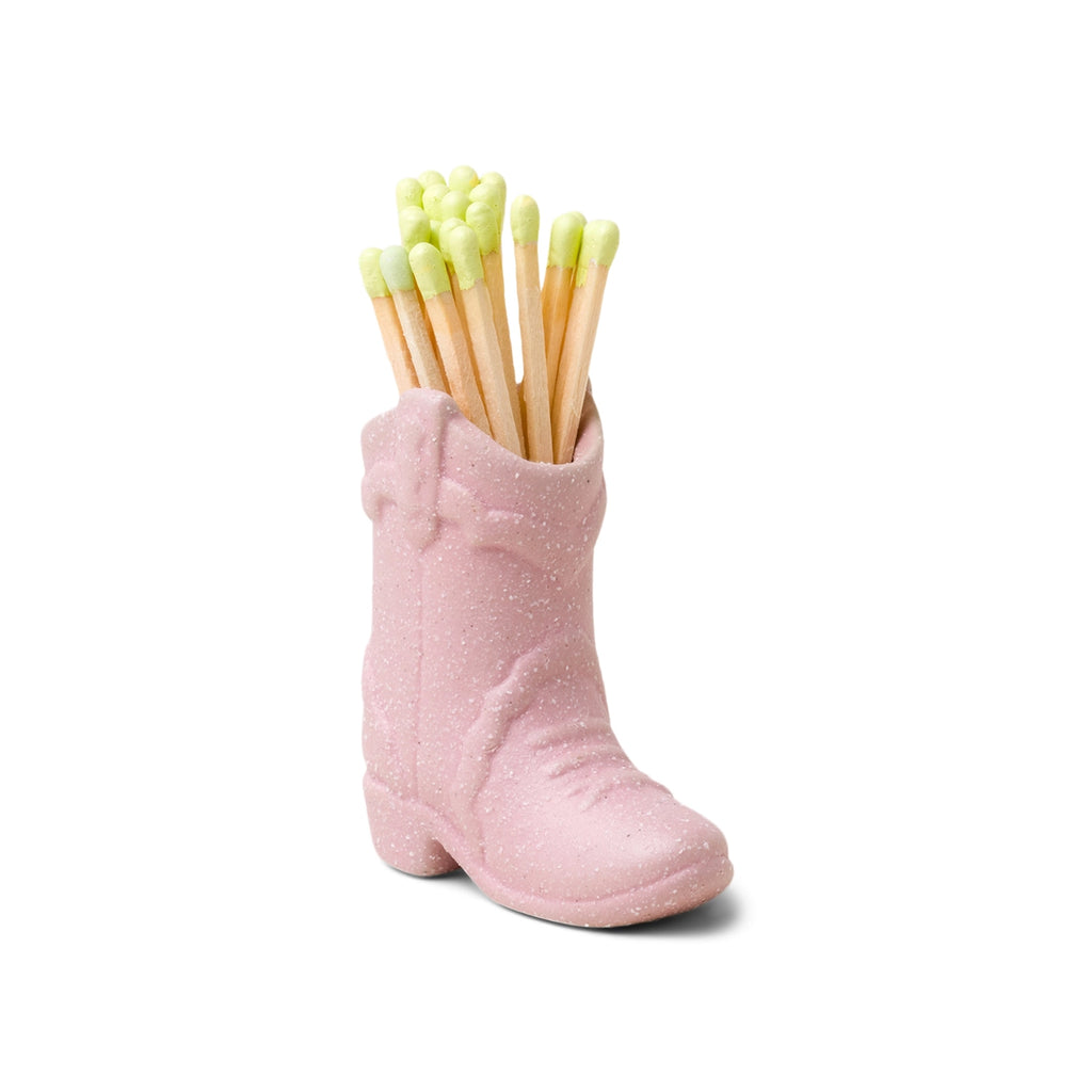 Cowboy Boot Pink Match Holder - Paddywax