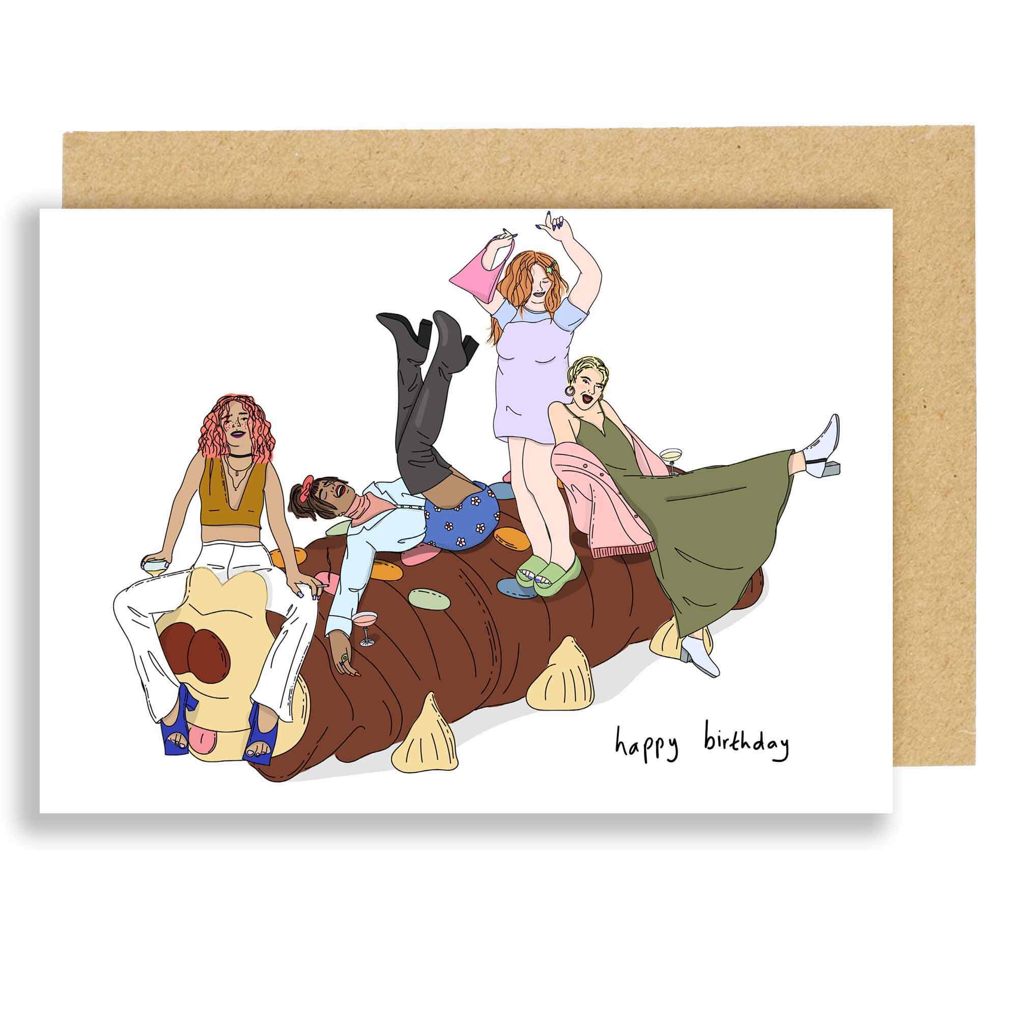 Girls Love Colin - Celebration Card