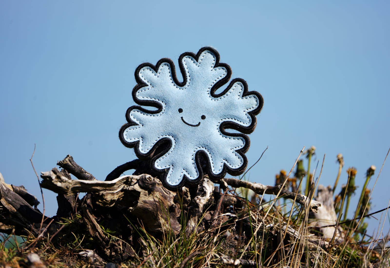 Flakey the Snowflake shaped Eco Dog Toy