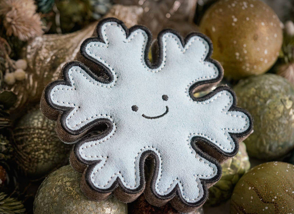 Flakey the Snowflake shaped Eco Dog Toy
