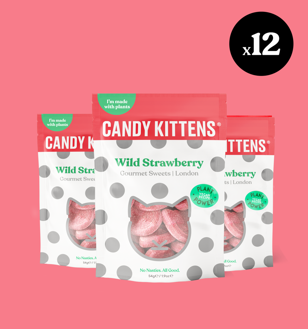 Candy Kittens Sweets Wild Strawberry 54g