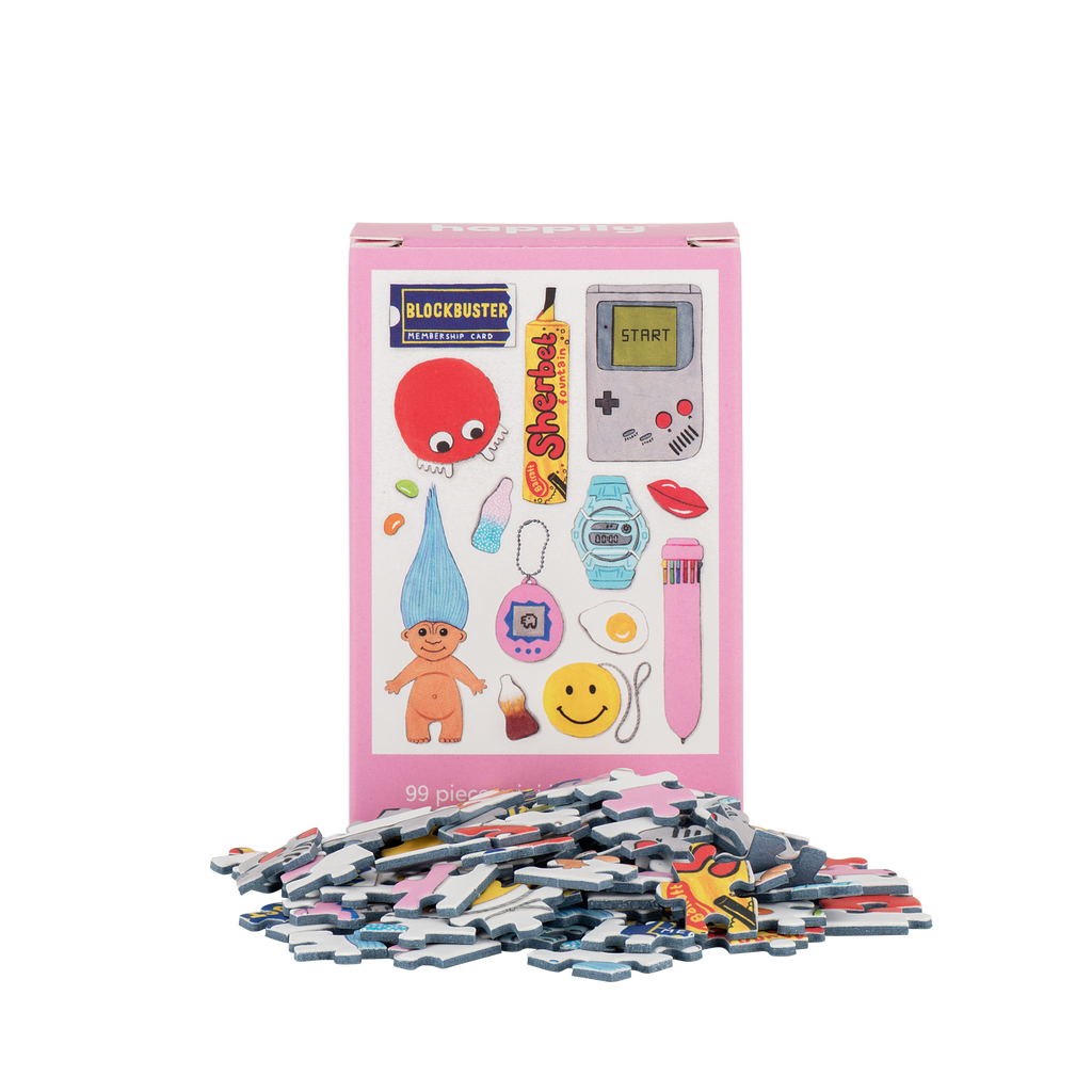 Retro 90's - 99 Piece Mini Jigsaw Puzzle