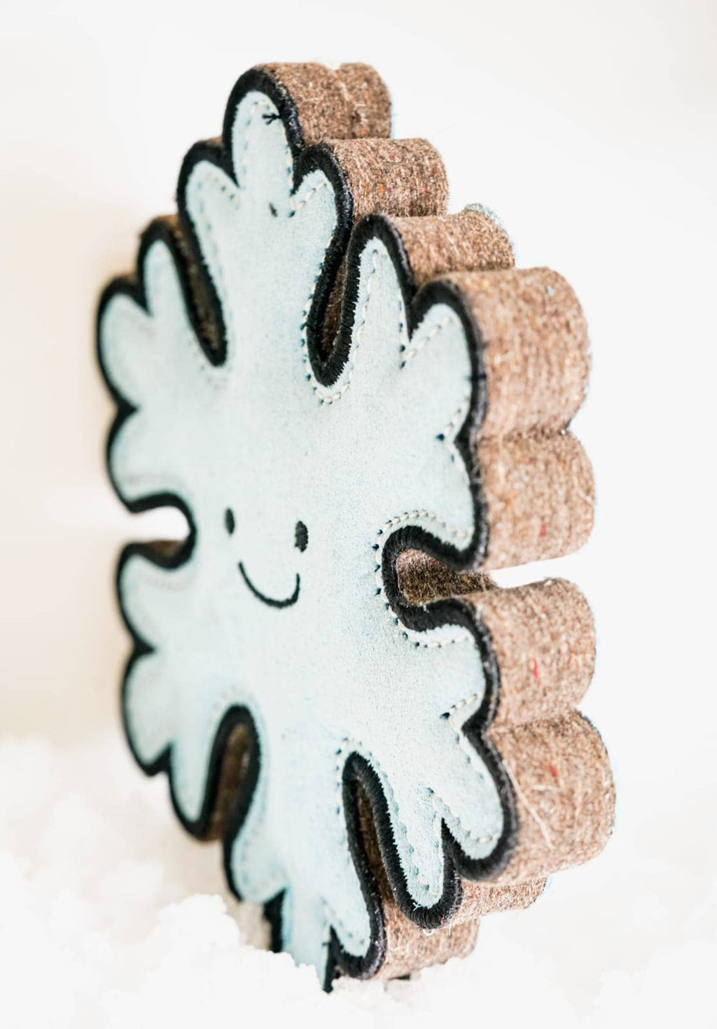 Flakey the Snowflake shaped Eco Dog Toy