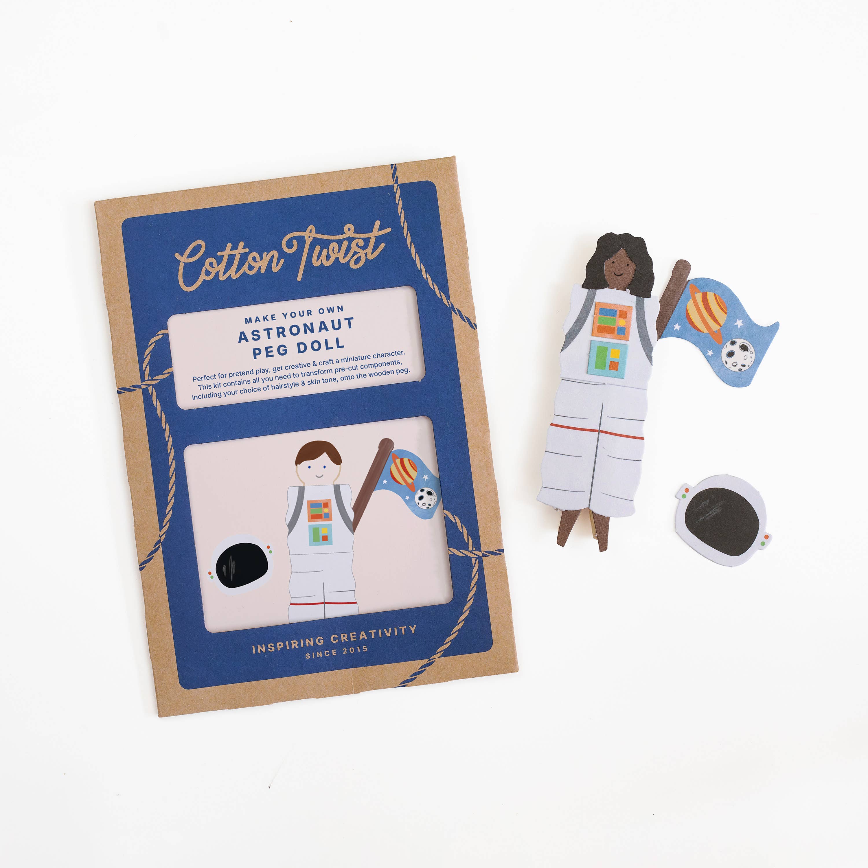 Make Your Own Astronaut Peg Doll
