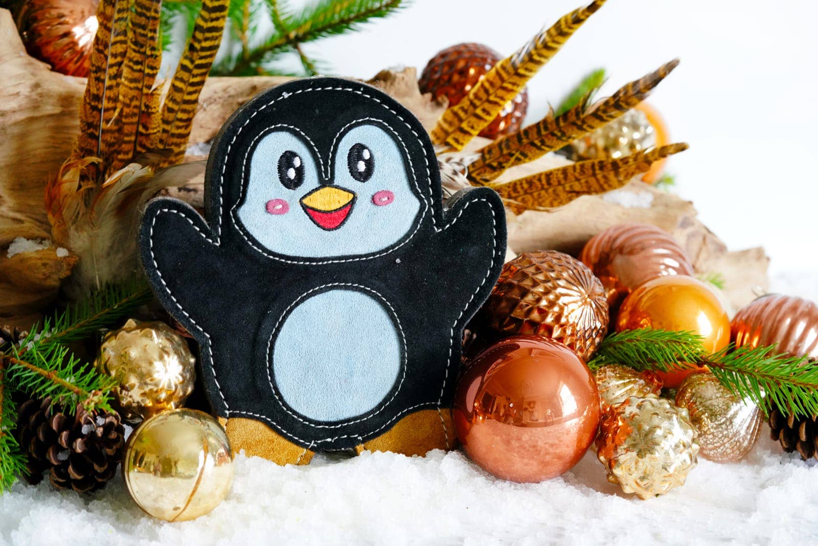Poppy the Penguin Christmas Eco Dog Toy