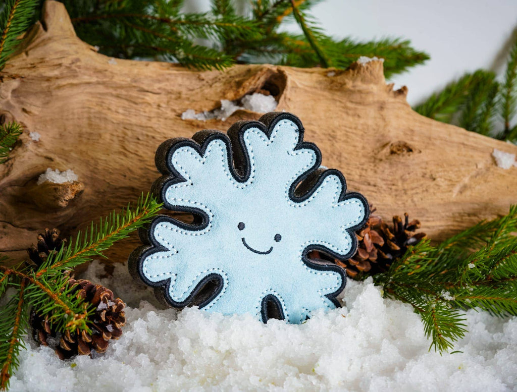 Flakey the Snowflake shaped Eco Dog Toy