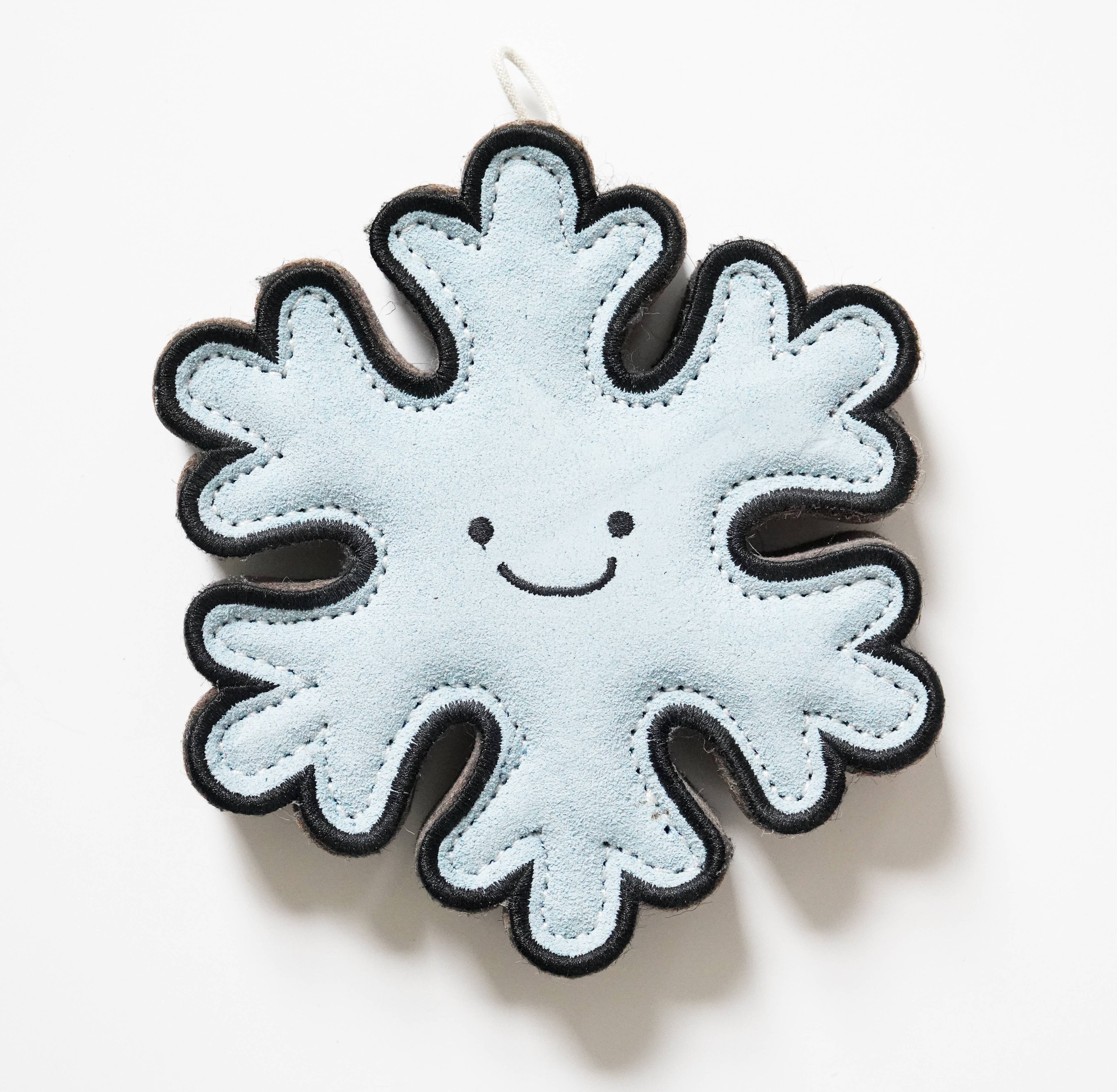 Flakey the Snowflake shaped Eco Dog Toy