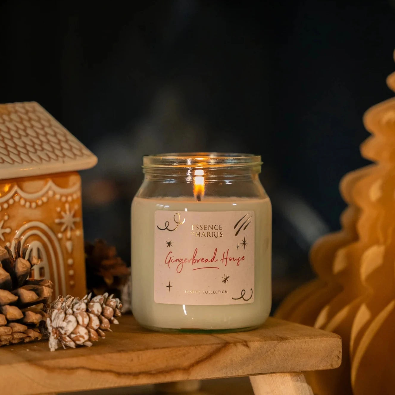 Essence of Harris Jar Candle - Gingerbread