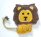 Howard the Lion Shaped Tough Eco Dog Toy