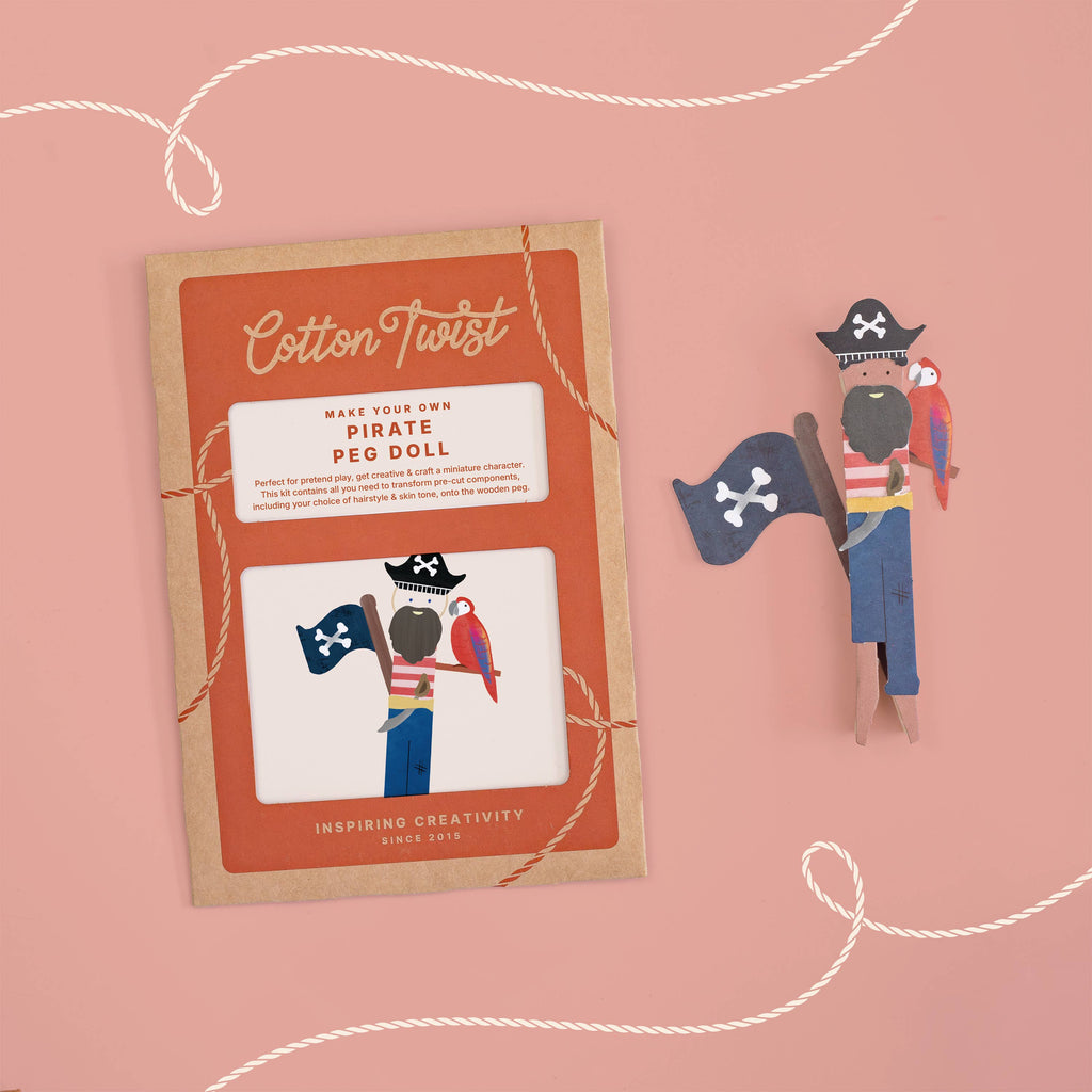 Make Your Own Pirate Peg Doll