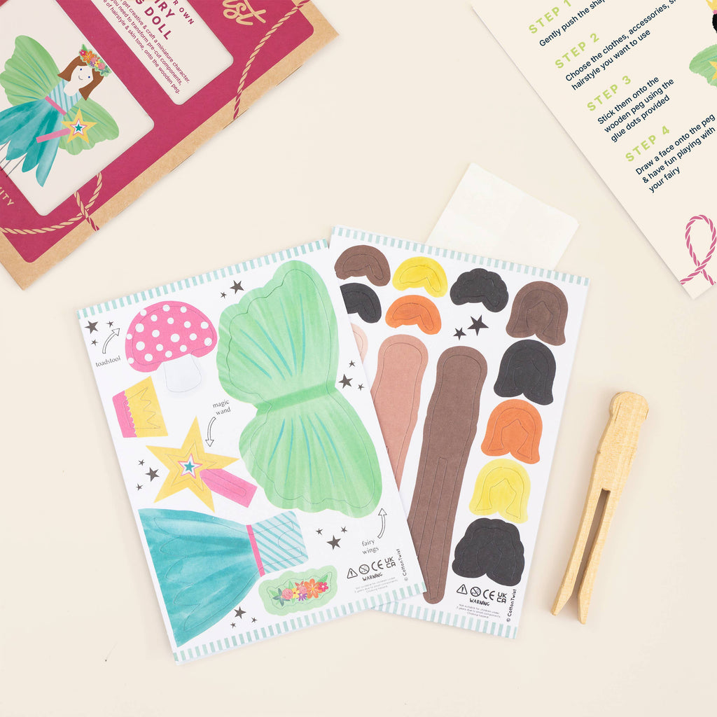 Make Your Own Fairy Peg Doll
