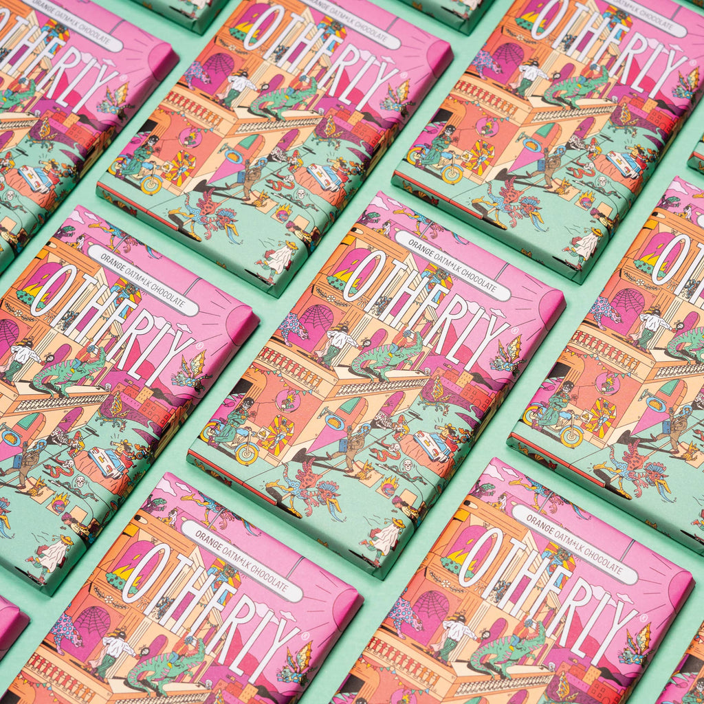 Orange Oatm*lk Chocolate Bar 120G // Vegan // Creamy