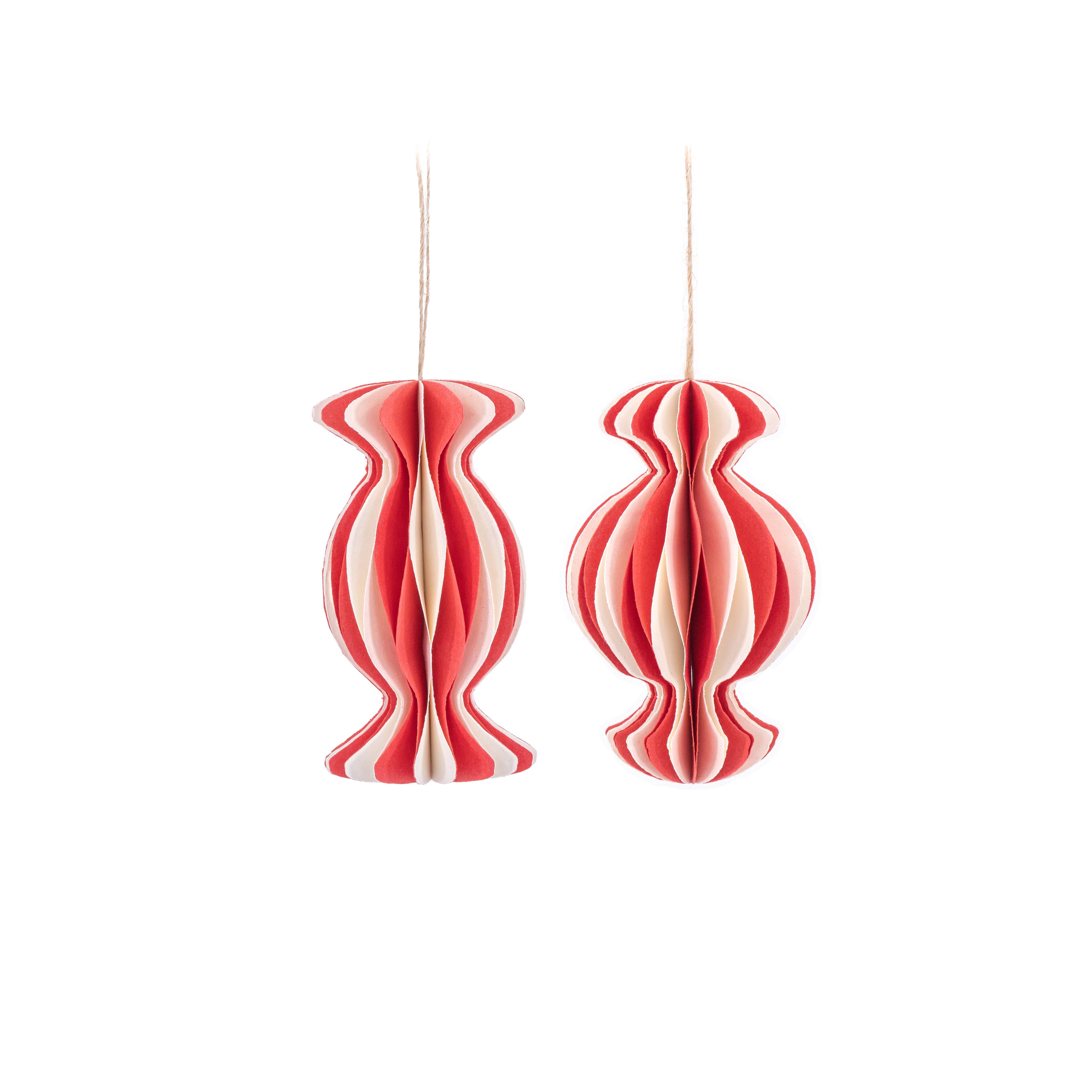 Candy Stripe Paper Hanging Decorations